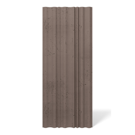 Płyta betonowa na ścianę 3D PB58 1350x560x34, czekoladowy CL02, beton architektoniczny