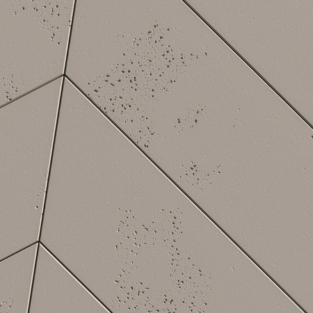 Płyta betonowa na ścianę 3D PB35 455x120x20, kaszmirowy CL04, lewy, beton architektoniczny