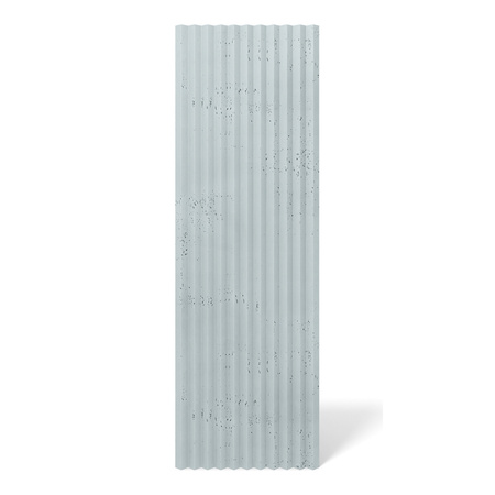 Płyta betonowa na ścianę 3D PB64 1350x480x30, jasny błękit CL06, beton architektoniczny