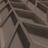 Płyta betonowa na ścianę 3D PB49 935x600x25, czekoladowy CL02, beton architektoniczny