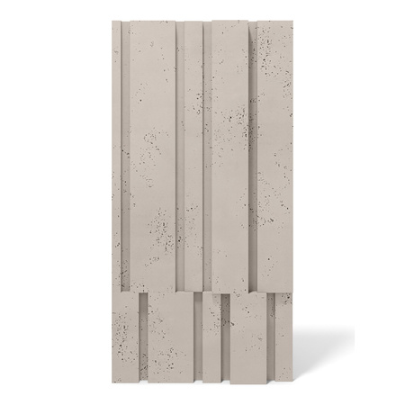 Płyta betonowa na ścianę 3D PB13 1200x600x40, kaszmirowy CL04, beton architektoniczny
