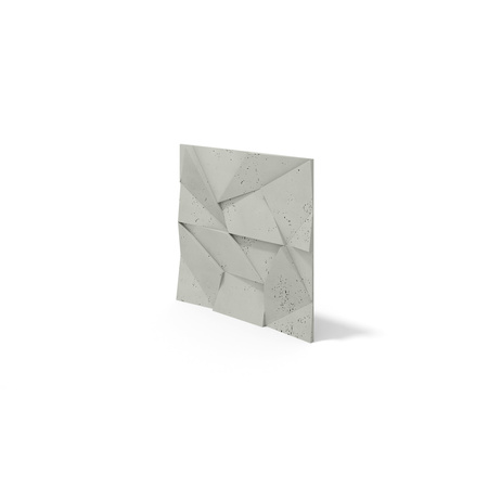 Płyta betonowa na ścianę 3D PB06 600x600x42, pistacjowy CL08, beton architektoniczny