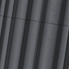 Płyta betonowa na ścianę 3D PB58 1350x560x34, czarny B15, beton architektoniczny