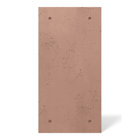 Płyta betonowa na ścianę 3D PB30 1200x600x20, brudny róż CL07, beton architektoniczny