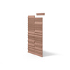 Płyta betonowa na ścianę 3D PB69 5x22,6x2, brudny róż CL07, beton architektoniczny