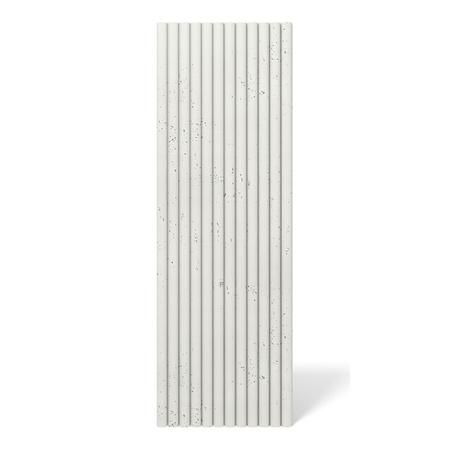 Płyta betonowa na ścianę 3D PB57 1350x460x30, zgaszona biel B0, beton architektoniczny