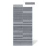 Płyta betonowa na ścianę 3D PB69 5x22,6x2, antracytowy B08, beton architektoniczny