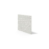 Płyta betonowa na ścianę 3D PB71A 600x600x22, zgaszona biel B0; wzór A, beton architektoniczny