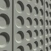 Płyta betonowa na ścianę 3D PB28 1200x600x30, zgaszona zieleń CL09, beton architektoniczny