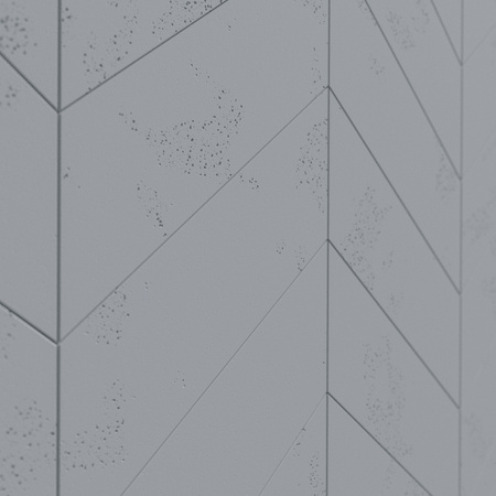 Płyta betonowa na ścianę 3D PB35 455x120x20, antracytowy B08, lewy, beton architektoniczny