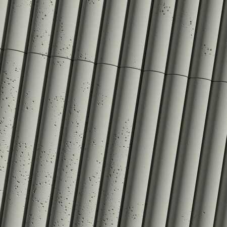 Płyta betonowa na ścianę 3D PB57 1350x460x30, zgaszona zieleń CL09, beton architektoniczny