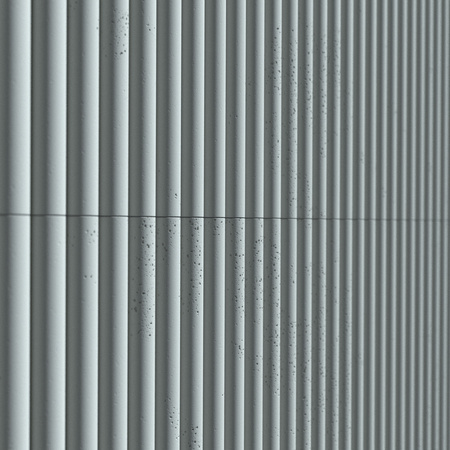 Płyta betonowa na ścianę 3D PB57 1350x460x30, jasny błękit CL06, beton architektoniczny
