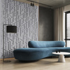 Płyta betonowa na ścianę 3D PB27 1200x600x35, szary S96, beton architektoniczny