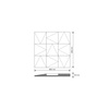 Płyta betonowa na ścianę 3D PB15 600x600x40, szary S96, beton architektoniczny