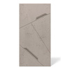 Płyta betonowa na ścianę 3D PB18 1200x600x38, szarobeżowy CL05, beton architektoniczny
