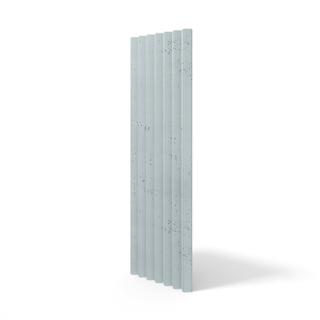 Płyta betonowa na ścianę 3D PB65 1350x480x32, jasny błękit CL06, beton architektoniczny