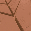 Płyta betonowa na ścianę 3D PB44 1188x600x25, terakota CL01, beton architektoniczny