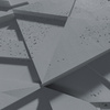 Płyta betonowa na ścianę 3D PB12 600x600x40, antracytowy B08, beton architektoniczny