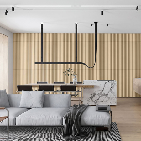 Płyta betonowa na ścianę 3D PB57 1350x460x30, miodowy CL03, beton architektoniczny