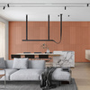 Płyta betonowa na ścianę 3D PB57 1350x460x30, terakota CL01, beton architektoniczny