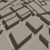 Płyta betonowa na ścianę 3D PB71D 600x600x22, szarobeżowy CL05; wzór D, beton architektoniczny