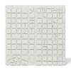 Płyta betonowa na ścianę 3D PB71E 600x600x22, zgaszona biel B0; wzór E, beton architektoniczny