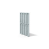 Płyta betonowa na ścianę 3D PB51 800x410x20, jasny błękit CL06, beton architektoniczny