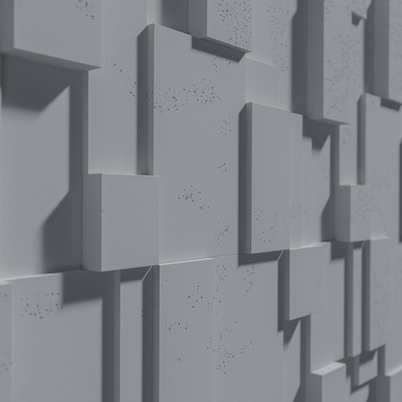 Płyta betonowa na ścianę 3D PB11 1200x600x40, antracytowy B08, wzór A, beton architektoniczny