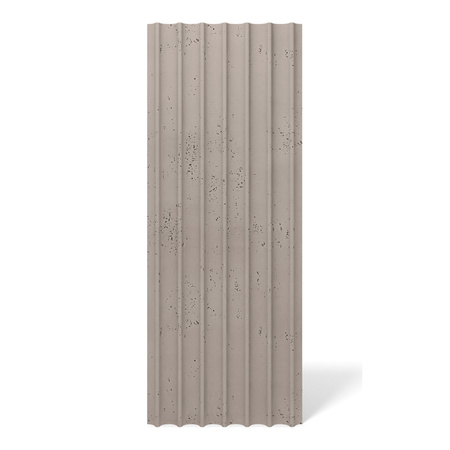 Płyta betonowa na ścianę 3D PB60 1350x520x35, szarobeżowy CL05, beton architektoniczny