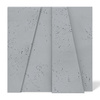 Płyta betonowa na ścianę 3D PB10 600x600x40, szary S96, beton architektoniczny