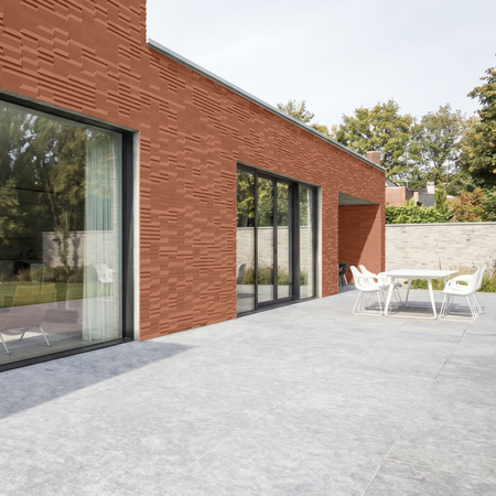 Płyta betonowa na ścianę 3D PB69 5x22,6x2, terakota CL01, beton architektoniczny
