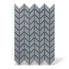 Płyta betonowa na ścianę 3D PB48 935x600x25, antracytowy B08, beton architektoniczny