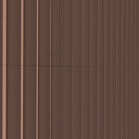 Płyta betonowa na ścianę 3D PB62 1350x480x35, brudny róż CL07, beton architektoniczny