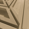 Płyta betonowa na ścianę 3D PB50 1156x600x20, miodowy CL03, beton architektoniczny