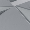 Płyta betonowa na ścianę 3D PB26A 600x600x45, szary S96, wzór A, beton architektoniczny