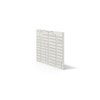 Płyta betonowa na ścianę 3D PB71D 600x600x22, zgaszona biel B0; wzór D, beton architektoniczny
