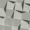 Płyta betonowa na ścianę 3D PB16 600x600x40, pistacjowy CL08, beton architektoniczny