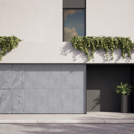 Płyta betonowa na ścianę 3D PB05C 1200x600x48, zgaszona zieleń CL09, wzór C, beton architektoniczny