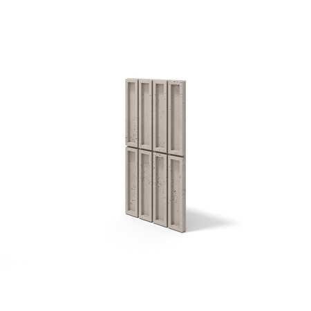 Płyta betonowa na ścianę 3D PB51 800x410x20, kaszmirowy CL04, beton architektoniczny