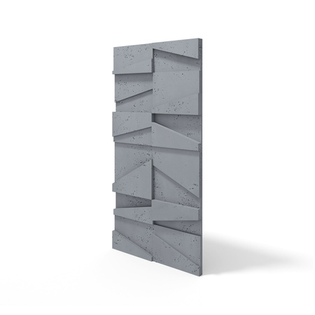 Płyta betonowa na ścianę 3D PB09 1200x600x45, antracytowy B08, beton architektoniczny