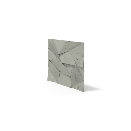 Płyta betonowa na ścianę 3D PB06 600x600x42, zgaszona zieleń CL09, beton architektoniczny