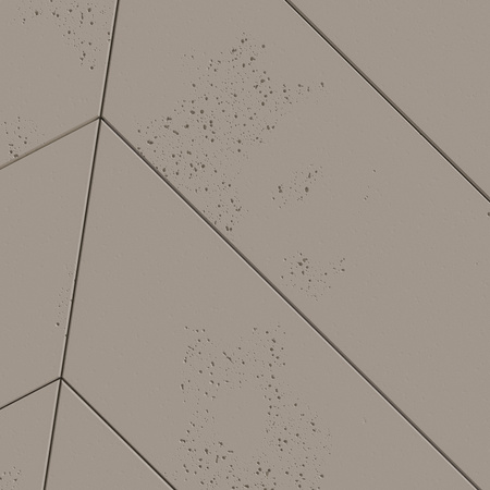 Płyta betonowa na ścianę 3D PB35 455x120x20, szarobeżowy CL05, beton architektoniczny