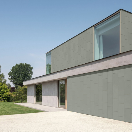 Płyta betonowa na ścianę 2D PA01 600x300x10, zgaszona zieleń CL09, beton architektoniczny