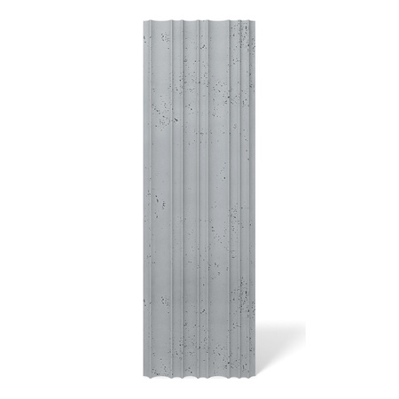 Płyta betonowa na ścianę 3D PB56 1350x430x35, szary S96, beton architektoniczny