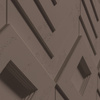 Płyta betonowa na ścianę 3D PB21 1050x600x45, czekoladowy CL02, beton architektoniczny