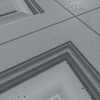 Płyta betonowa na ścianę 3D PB33A 1200x600x30, antracytowy B08, wzór A, beton architektoniczny