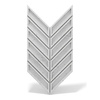 Płyta betonowa na ścianę 3D PB50 1156x600x20, jasnoszary S50, beton architektoniczny