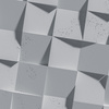 Płyta betonowa na ścianę 3D PB16 600x600x40, szary S96, beton architektoniczny