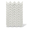 Płyta betonowa na ścianę 3D PB49 935x600x25, zgaszona biel B0, beton architektoniczny
