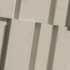 Płyta betonowa na ścianę 3D PB13 1200x600x40, kość słoniowa KS, beton architektoniczny